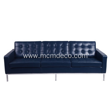 High-End Genuine Leather Knoll Sofa 3 Seater